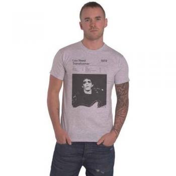 Lou Reed Unisex T-Shirt mit Transformer-Design XL grau