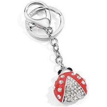 Silberner Morellato Magic Schlüsselring für Herren – 0,5 x 0,5 x 11 cm