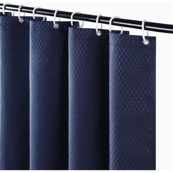 Rideau de Douche Épais Gaufre Anti-Moisissure 100x180CM