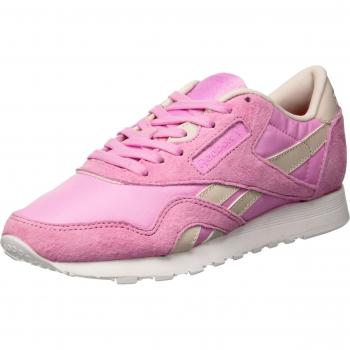Reebok Frauen‑Classic Nylon X Face Sneaker – Pink Vision & Kindness, EU 37