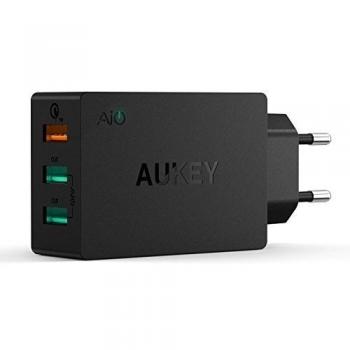 Cargador Rápido AUKEY 2.0 USB de Pared Dual 42W
