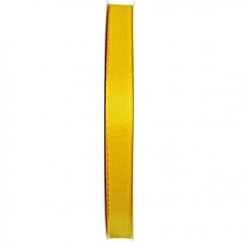 Taftband Goldina – 10 mm × 50 m, Gelb, Geschenkverpackt
