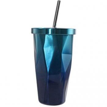 Unregelmäßiger Diamantbecher für warme und kalte Getränke (blau)