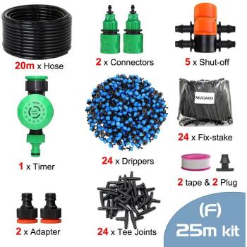 MUCIAKIE 60-5M Mechanical Timer Drip Irrigation Kit