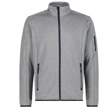Giacca uomo pile knit 30h5887 cemento glacier