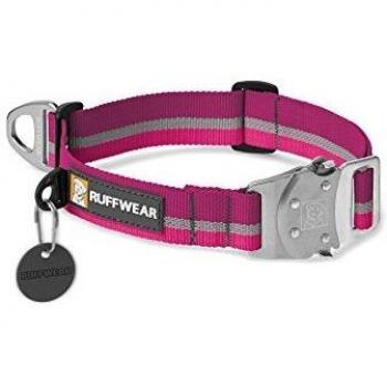 Collier pour chien Ruffwear, taille L, bandes réfléchissantes, violet