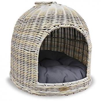 Habau Stylish Cat Nest Grey/Brown/Blue Extra Small
