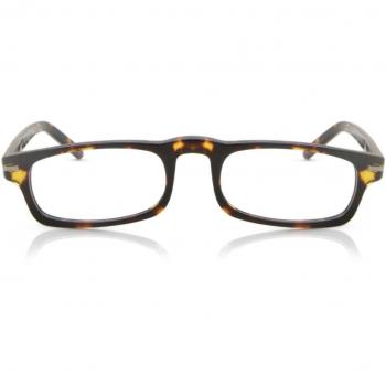 Gafas montura completa rectangulares de plástico tortoiseshell para hombre