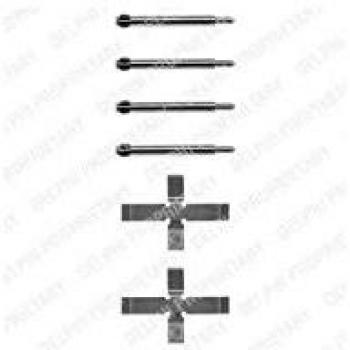 Kit accessori per pastiglie freno DELPHI LX0039 271831,272643