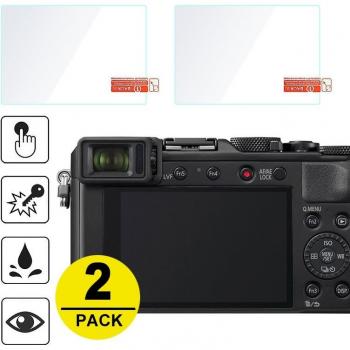 2x Tempered Glass Screen Protector for Panasonic Lumix FZ82
