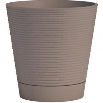 HydroHarvest Taupe Self-Watering Vase