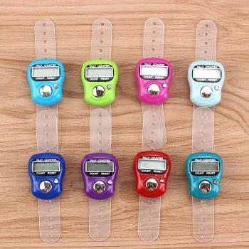 Knitting Ring Electronic Stitch Marker and Thumb Counter 2 Pcs