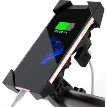 Support de téléphone pour rétroviseur de moto