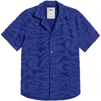 Oas Herren Poloshirt Frottee Blau S 7003