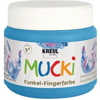 Mucki Hand‑Paint 150 ml Metallic Blue