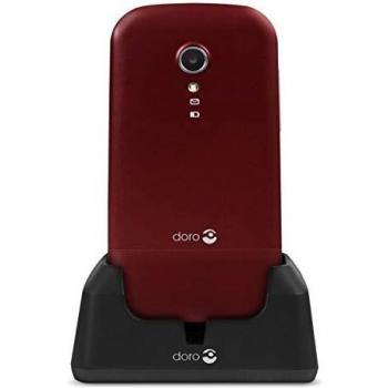 Doro 2404 Telefono Cellulare Facile 0.004 GB Rosso