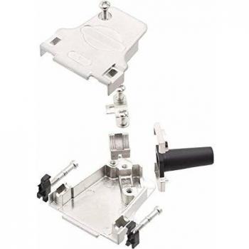 Encitech Diecast Zinc D-SUB Housing 15 Pins 45°