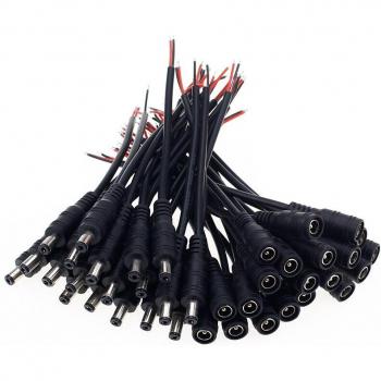 5/10 Stück 5,5x2,1 DC Stecker männlich/weiblich für LED Streifen