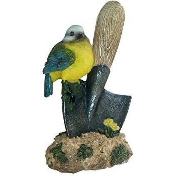 Vivid Arts Robin on a Trowel Ornament