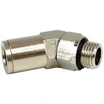 Fully Nickel Finish 10 mm G1/4 45° Swivel Coupling