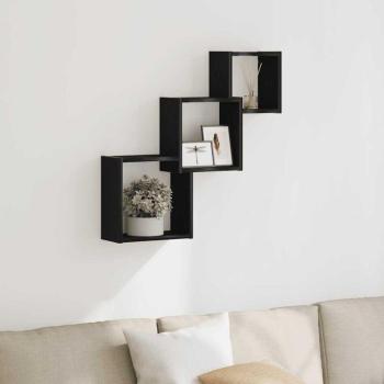 Modulo Mensola a Cubo Legno Rovere, 68x15x68 cm