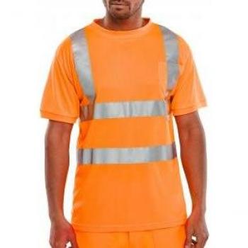 Beeswift High Visibility Crew Neck T-Shirt