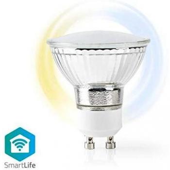 Nedis Bombilla Wi-Fi LED 4,5 W GU10 330 Lm Blanco Cálido a Frío