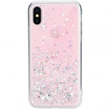 Custodia SwitchEasy Starfield per iPhone Xs XR Max 2018, Trasparente Cristallo Chiaro, Glitter di Lusso