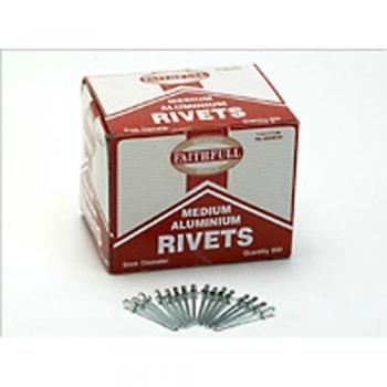 Faithfull Aluminium Pop Rivets 4.8mm 11mm Pack of 500