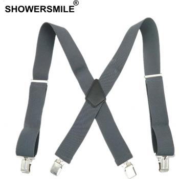 Tirantes para Hombre en Color Verde, 5cm de Ancho, 4 Clips, 120cm Ajustables, Ideal para Novios