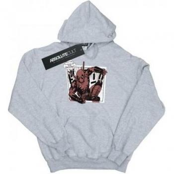 Marvel Herren Hoodie Deadpool Tacos XXL weiß