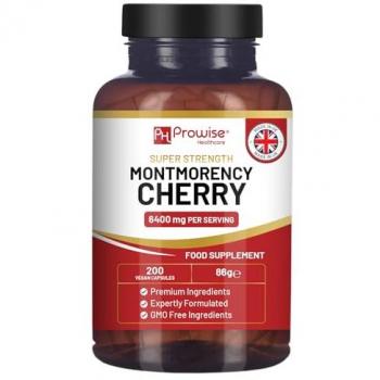 Natürliche Sauerkirschkapseln 6400 mg – 200 Stück