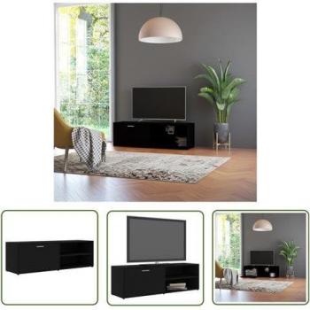 Schwarzer TV-Schrank Living Store – 120 × 34 × 37 cm