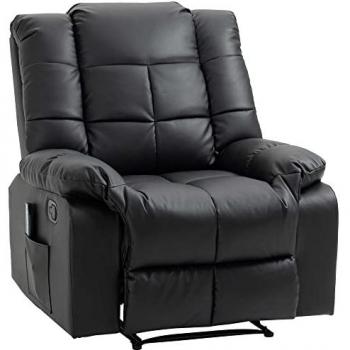 HOMCOM Elektrischer Massagesessel mit Liegefunktion 94B x 99T x 99H cm