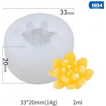 3D Succulent Plant Mold