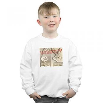 Looney Tunes Sweatshirt für Jungen Wise Guy 7-8 Jahre Weiß