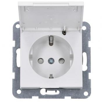 Panasonic Plus 55 Schutzkontakt-Steckdose WDTT03202WH