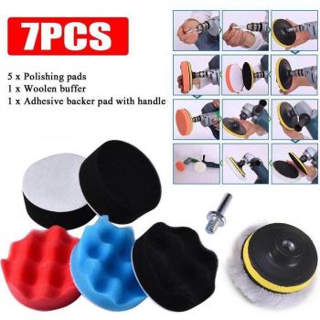 Car Care 7-Piece Buffing Wheel Set