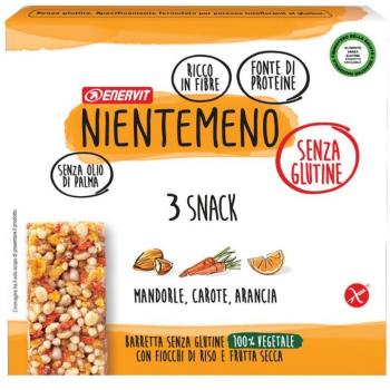 Enervit Barra Nientemeno Almendra Zanahoria Naranja 3x21g