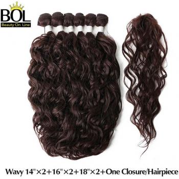 Extensions de cheveux #4 avec fermeture haute température