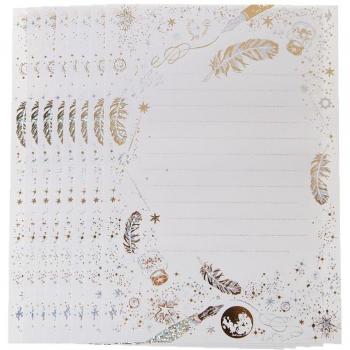 Élégance Bronza 8 Feuilles Bloc‑Notes