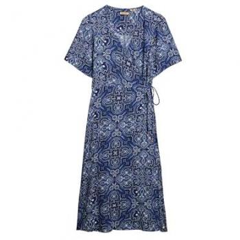 Veste wrap paisley in navy XS per donna Superdry