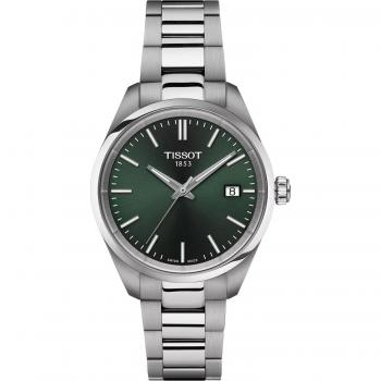 Tissot PR 100 Quartz 34 mm Groen Design Herenhorloge – T1502101109100