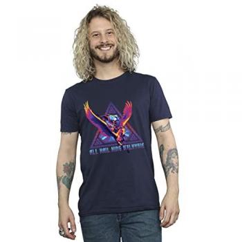 Marvel Love & Thunder Men's Blue Top