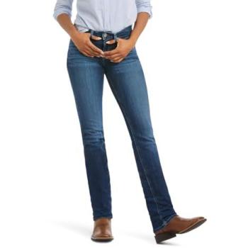 Ariat Women’s Abby Straight Jean – R.E.A.L. Perfect Rise, Blue, 26 Short