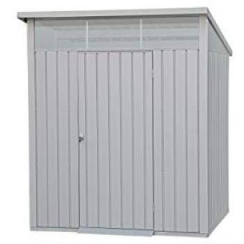 Abri Métallique Moderne Mono‑Pente 3,32 m² Blanc Aluminium