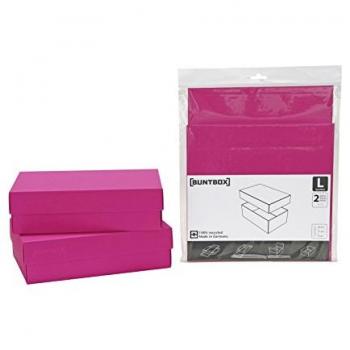 BUNTBOX L Geschenkboxen 2-teilig, 3,6 l, Magenta