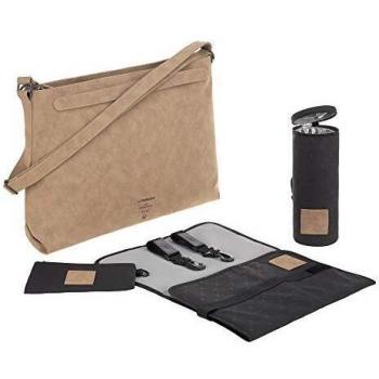 LÄSSIG Wickeltasche Umhängetasche Tender Shoulder Bag camel