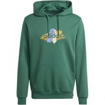 Capucha Adidas Codes Graphic Verde Pizarra