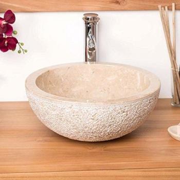 Wanda Collection Estrómboli Mármol Crema 40 cm